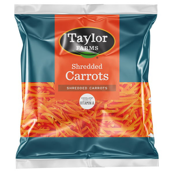 Packaged Vegetables & Fruits Taylor Farms Shredded Carrots hero