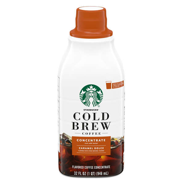 Cocoa & Drink Mixes Starbucks Caramel Dolce Flavored Cold Brew Coffee Concentrate hero