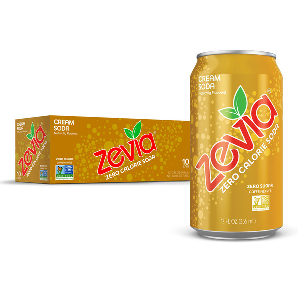 Soft Drinks Zevia Zero Calorie Cream Soda hero