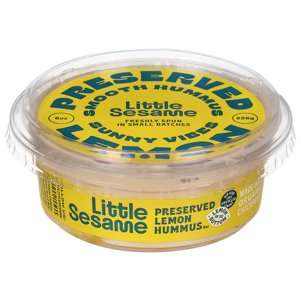 Deli Little Sesame Hummus, Preserved Lemon hero