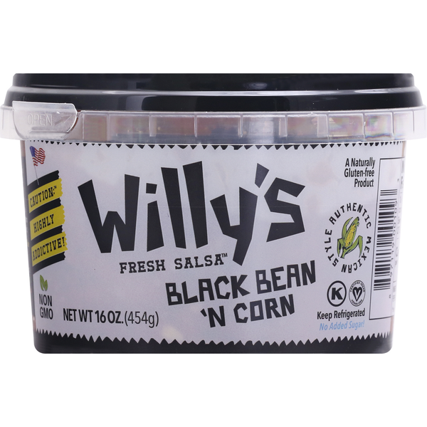 Fresh Dips & Tapenades Willy's Black Bean 'N Corn hero