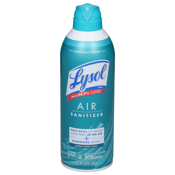 Lysol Air Sanitizer, Simple Fresh Scen hero