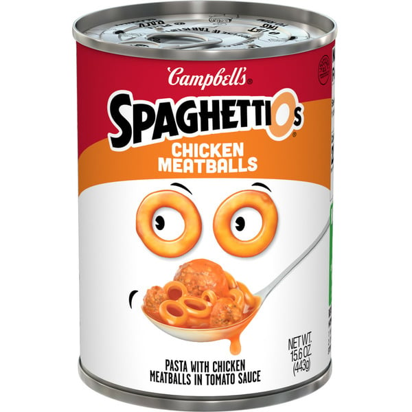 Pasta Sauce Campbell's Canned Pasta with Chicken Meatballs hero