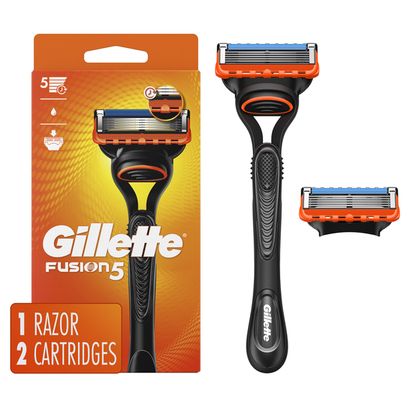 Shave Needs Gillette Fusion5 Men's Razor Handle + Blade Refills hero