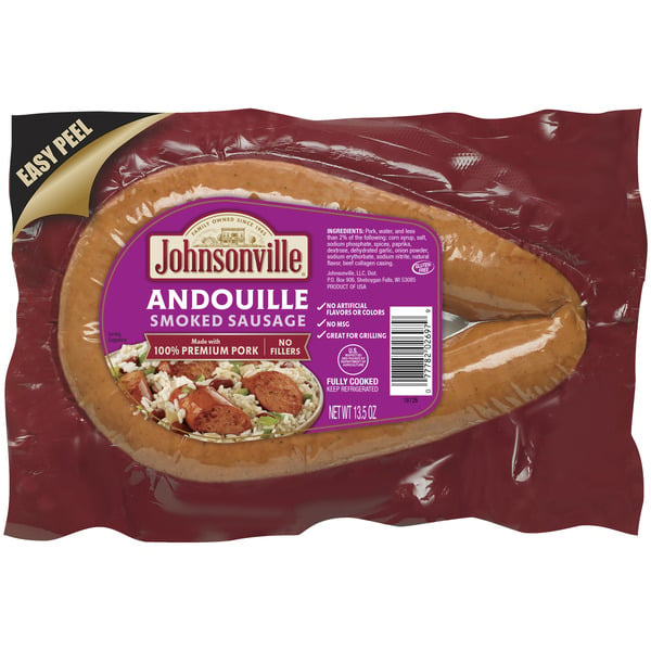 Hot Dogs, Bacon & Sausage Johnsonville Andouille Smoked Sausage hero