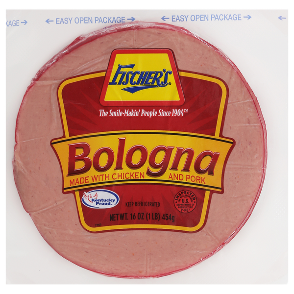 Packaged Lunch Meat Fischer's Bologna hero