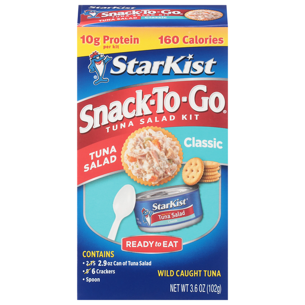 Canned Meat & Seafood StarKist Tuna Salad Kit, Classic hero