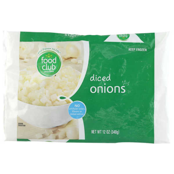 Frozen Produce Food Club Diced Onions hero