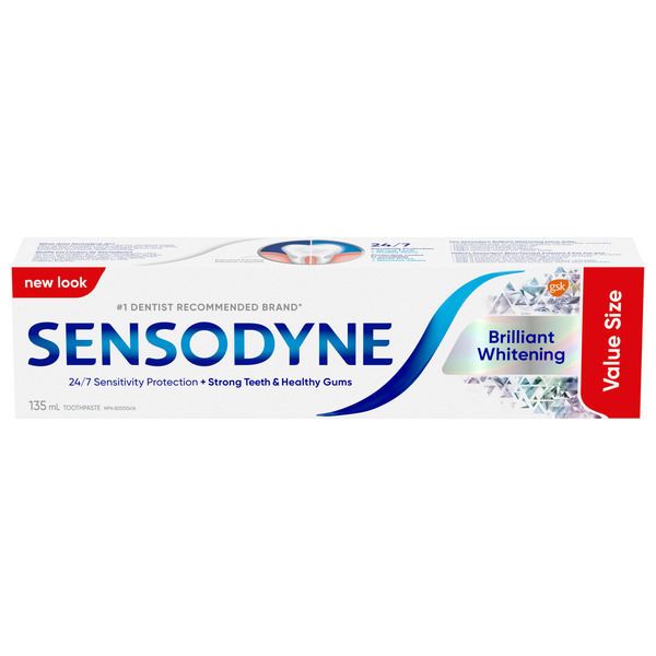 Oral Hygiene Sensodyne Brilliant Whitening Value Size Toothpaste hero