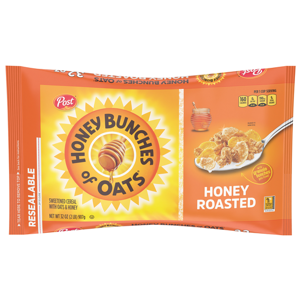 Cereal Honey Bunches of Oats Cereal, Honey Roasted hero