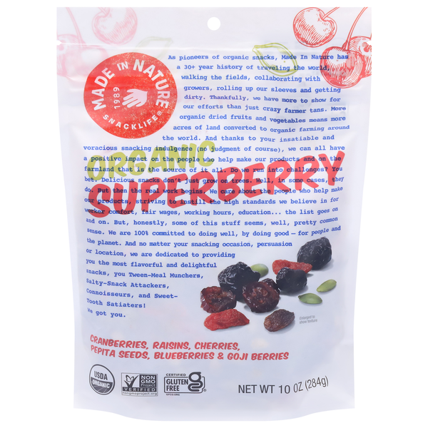 Fresh Vegetables Made In Nature Superberry, Organic hero