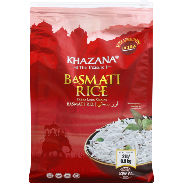 More International Foods Khazana Basmati Rice, Extra Long Grains hero