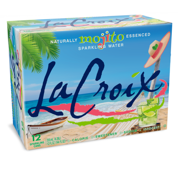 Cocktail Mixes LaCroix Sparkling Water, Mojito 8 Pack hero