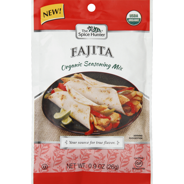 Spices & Seasonings The Spice Hunter Seasoning Mix, Organic, Fajita hero