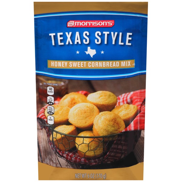 Bread Morrison Corn-Kits Texas Style Honey Sweet Cornbread Mix hero