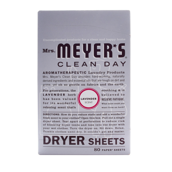 Laundry Mrs. Meyer's Clean Day Dryer Sheets hero