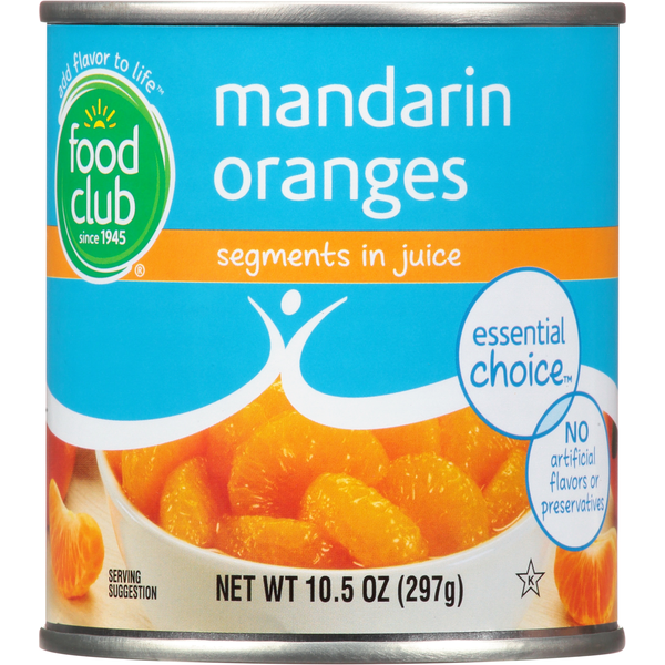 Frozen Juice Food Club Mandarin Oranges hero