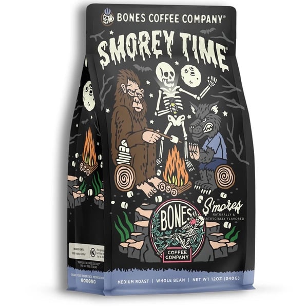 Coffee Bones Coffee Company Coffee S'morey Time, S'mores Flavored, Medium Roast, Ground Coffee hero