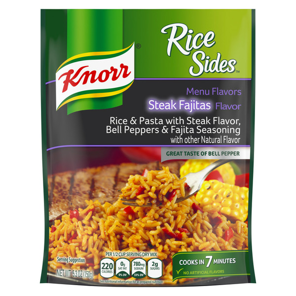 Instant Foods Knorr Rice Side Dish Steak Fajitas hero