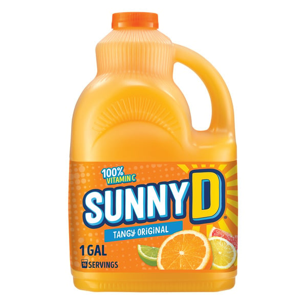 Juice & Nectars SunnyD Tangy Original Orange Juice Drink hero