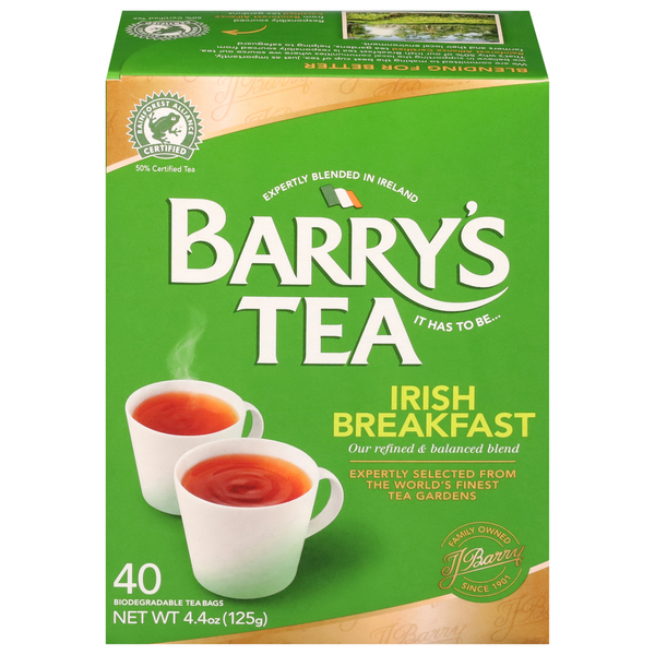 Tea Barry's Tea Bags Irish Breakfast hero