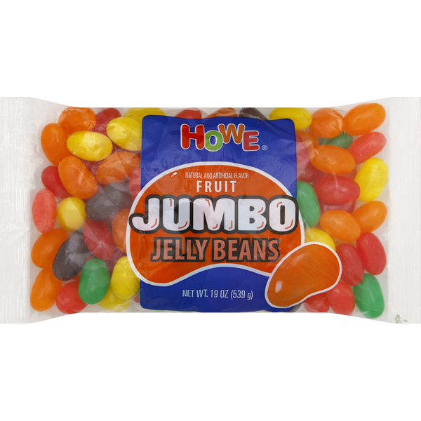 Candy & Chocolate Howe Jelly Beans, Fruit, Jumbo hero