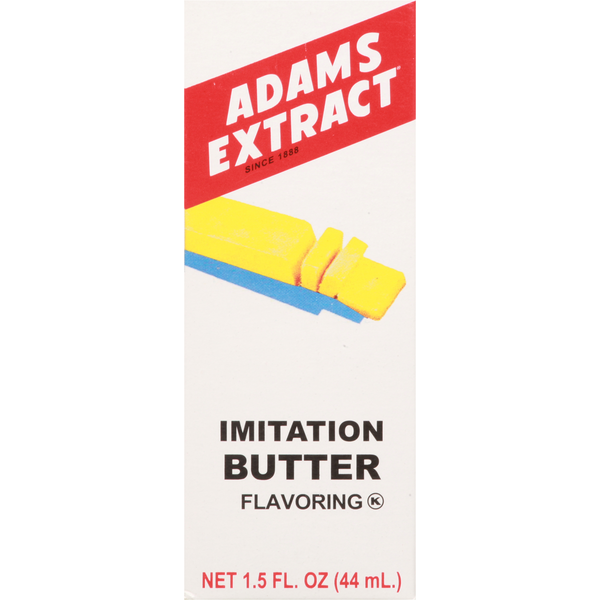 Spices & Seasonings Adams Extract Imitation Butter Flavoring hero