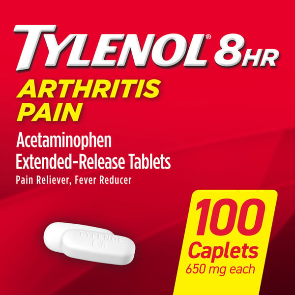 Pain Relief TYLENOL 8 Hour Arthritis & Joint Pain Acetaminophen Caplets hero