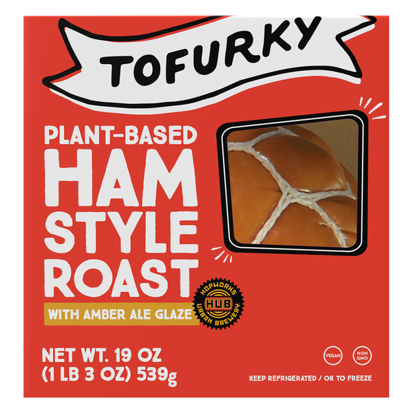 Tofurky Ham Style Roast, with Amber Ale Glaze, Plant-Based hero