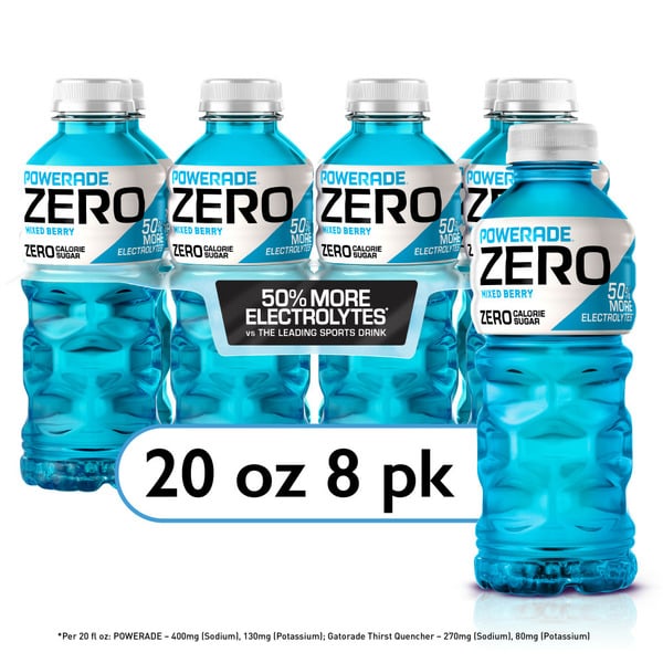 Energy & Sports Drinks POWERADE Ion4 Mixed Berry Sports Drink hero