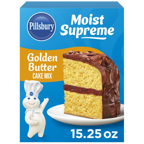 Doughs, Gelatins & Bake Mixes Pillsbury Moist Supreme Golden Butter Cake Mix hero