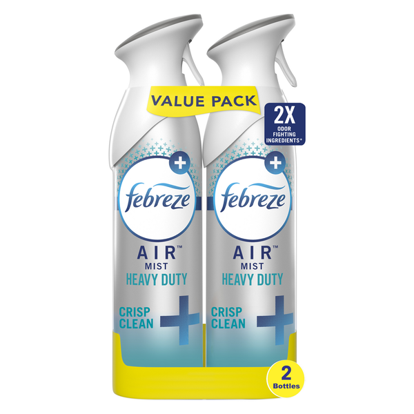 Air Fresheners & Candles Febreze Odor-Fighting Air Freshener, Heavy Duty Crisp Clean hero