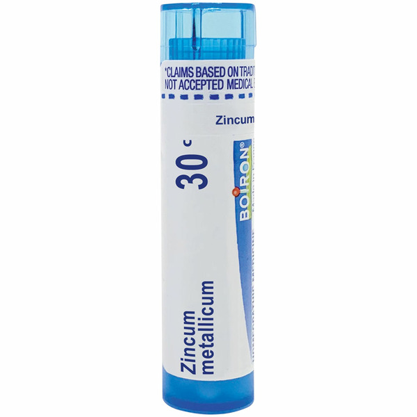 Homeopathic Products Boiron Zincum Metallicum 30C, Homeopathic Medicine for Leg Cramps hero