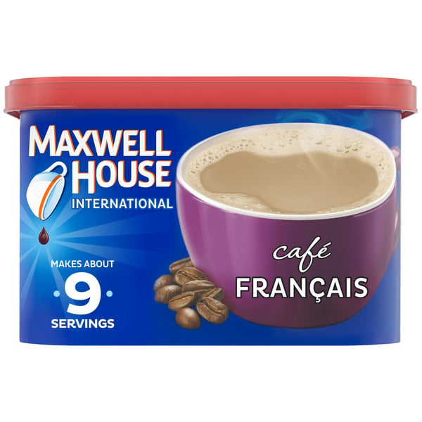 Coffee Maxwell House Francais Cafe-Style Instant Coffee Beverage Mix hero