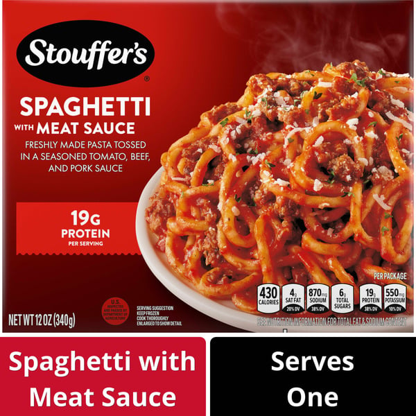 Frozen Meals Stouffer's Classics Spaghetti With Meat Sauce Frozen Entrée hero