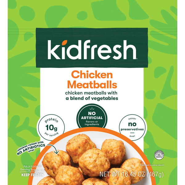 Frozen Meals Kidfresh Chicken Meatballs hero