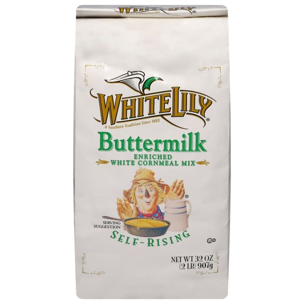 Baking Ingredients White Lily Self-Rising Enriched White Cornmeal Mix hero