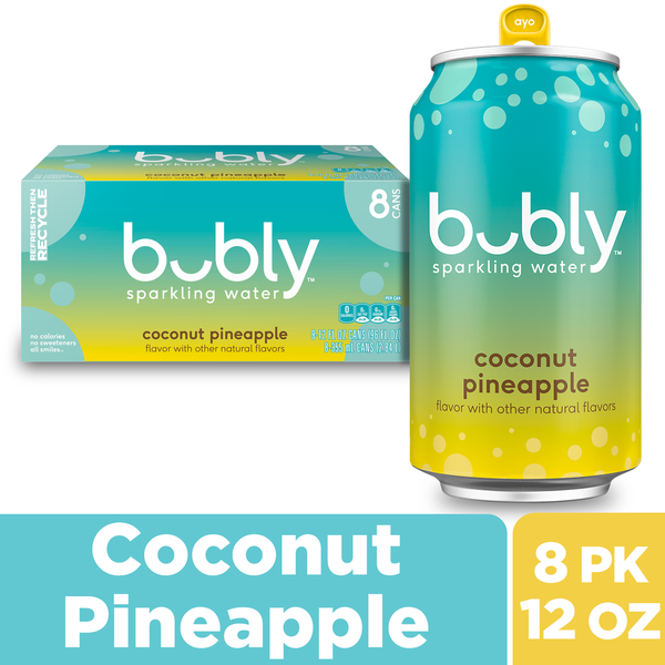 Water, Seltzer & Sparkling Water bubly Sparkling Water, Coconut Pineapple hero