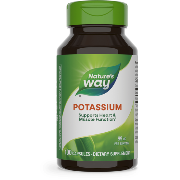 Vitamins & Supplements Nature's Way Potassium Chelate, Potency, Capsules hero