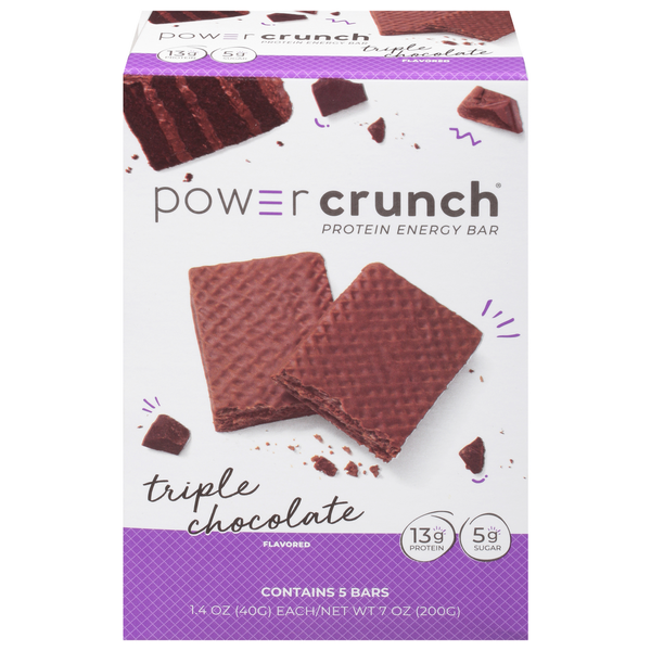 Energy & Granola Bars Power Crunch Protein Energy Bar, Triple Chocolate Flavored hero