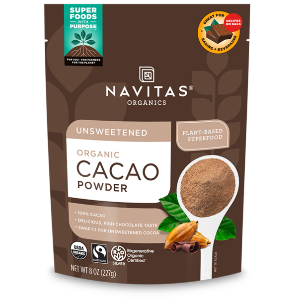 Baking Ingredients Navitas Organics Cacao Powder hero