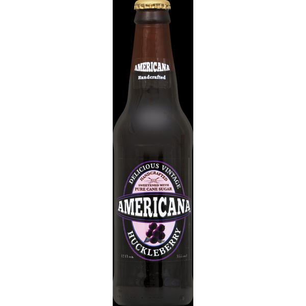 Soft Drinks Americana Soda, Huckleberry hero