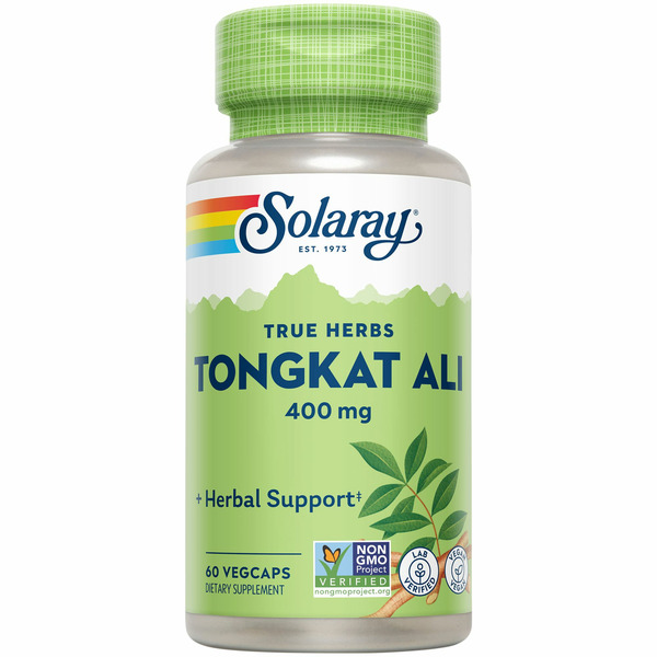 Solaray Tongkat Ali, True Herbs, 400 mg, Vegcaps hero