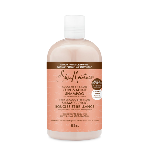 Hair Care SheaMoisture Curl And Shine Coconut Shampoo Coconut And Hibiscus hero