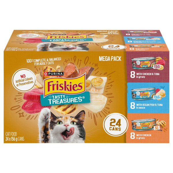 Purina Friskies Tasty Treasures Variety Pack hero