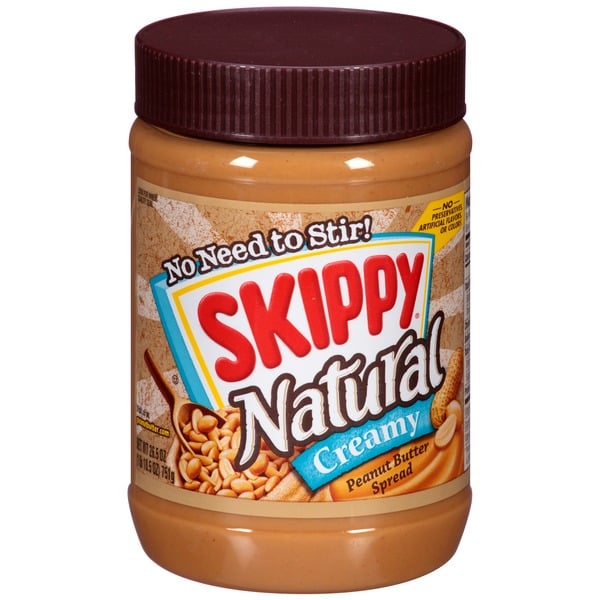 Spreads SKIPPY Natural Creamy Peanut Butter Spread hero