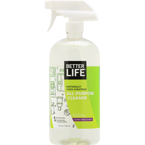 Cleaning Products Better Life All-Purpose Cleaner, Clary Sage & Citrus hero