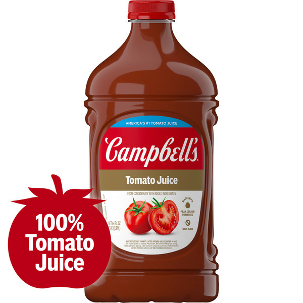 Juice & Nectars Campbell's 100% Tomato Juice hero