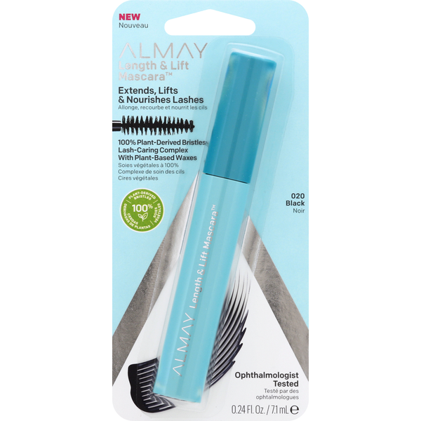 Makeup Almay Mascara, Length & Lift, Black 020 hero