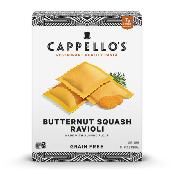 Frozen Meals Cappello's Butternut Squash Ravioli hero